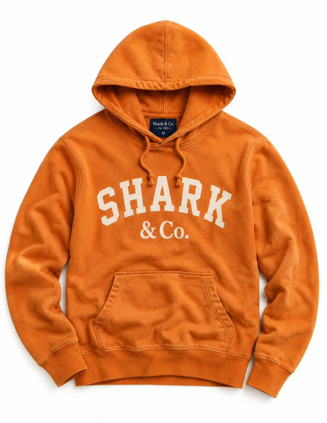 Women’s Vintage Orange Shark & Co. Hoodie
