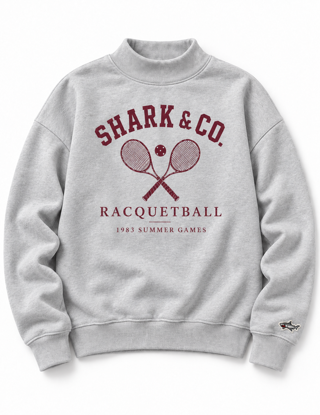 Shark & Co. Women’s Racquetball ’83 Mock Neck