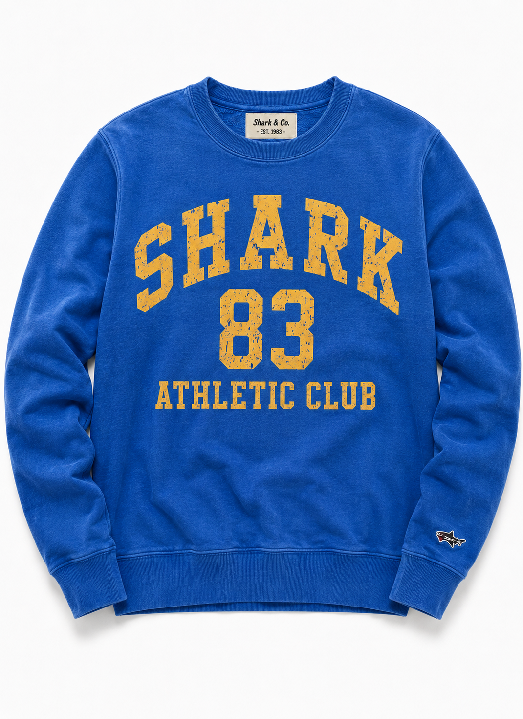 Shark ’83 Athletic Club Crewneck