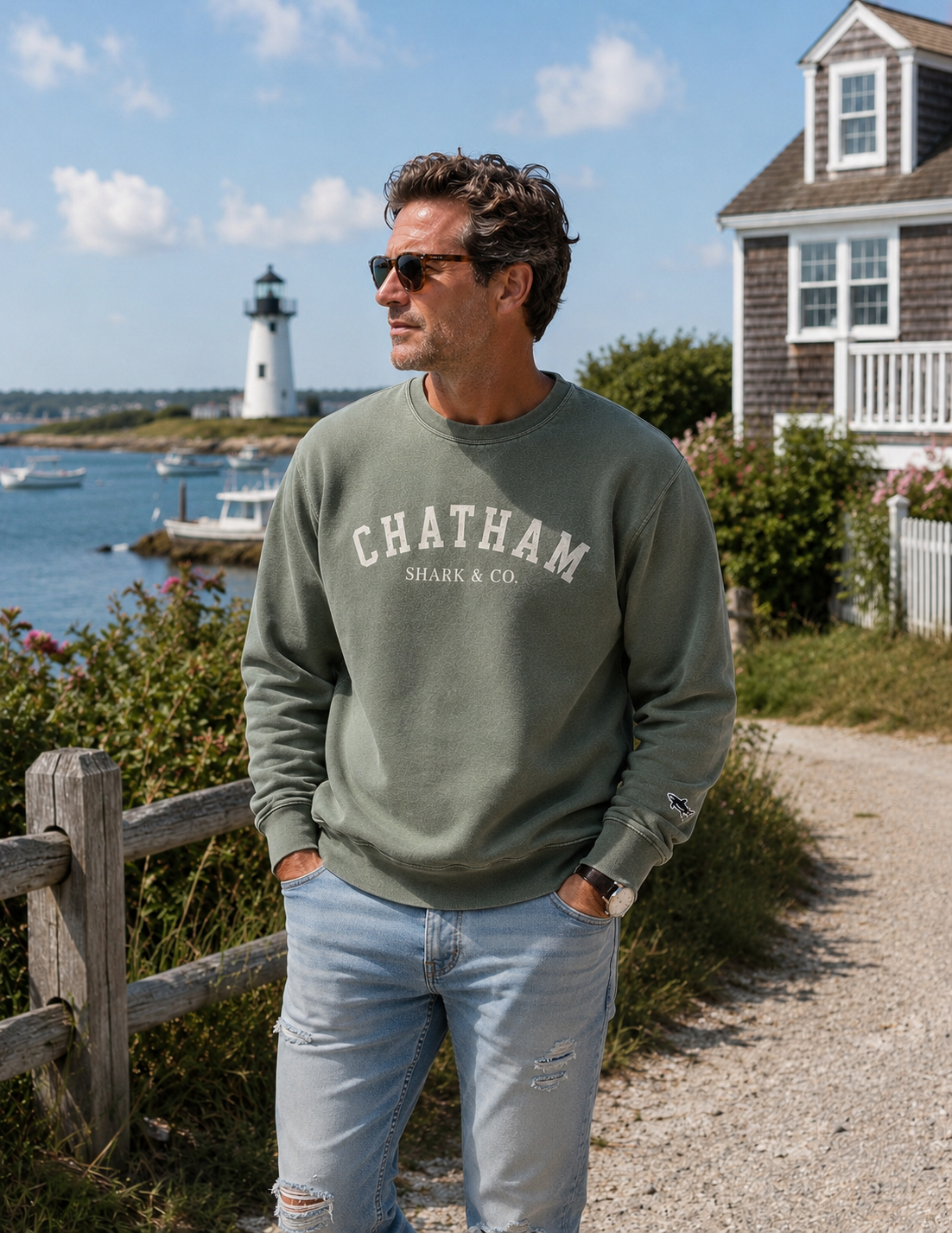 Shark & Co.  Chatham Crewneck