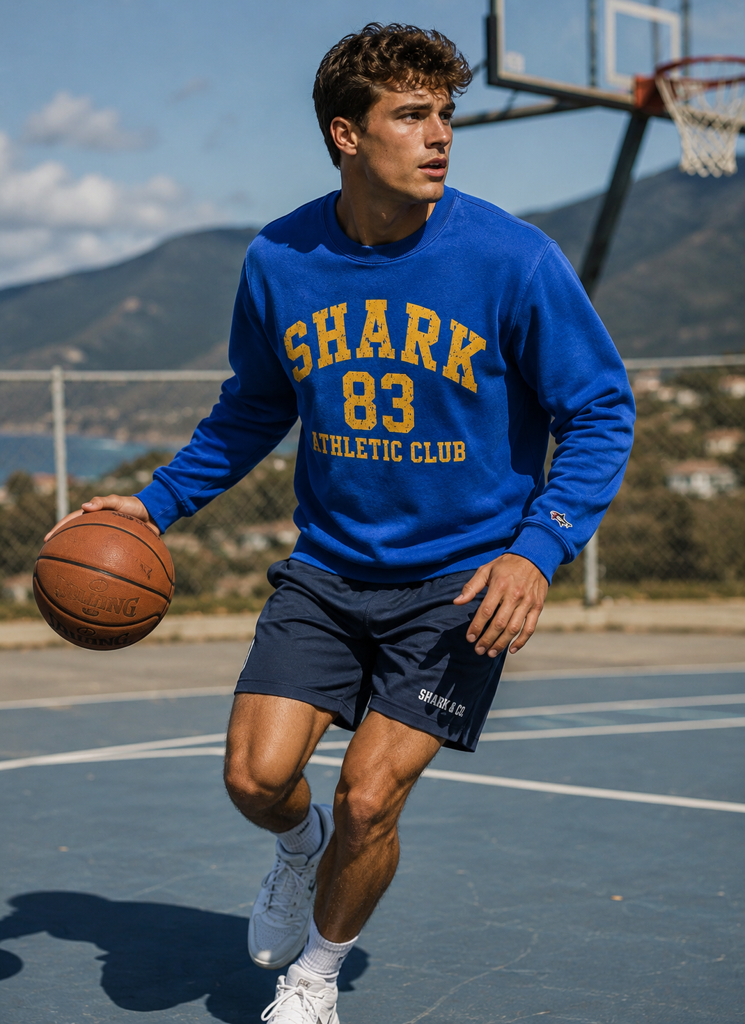 Shark ’83 Athletic Club Crewneck