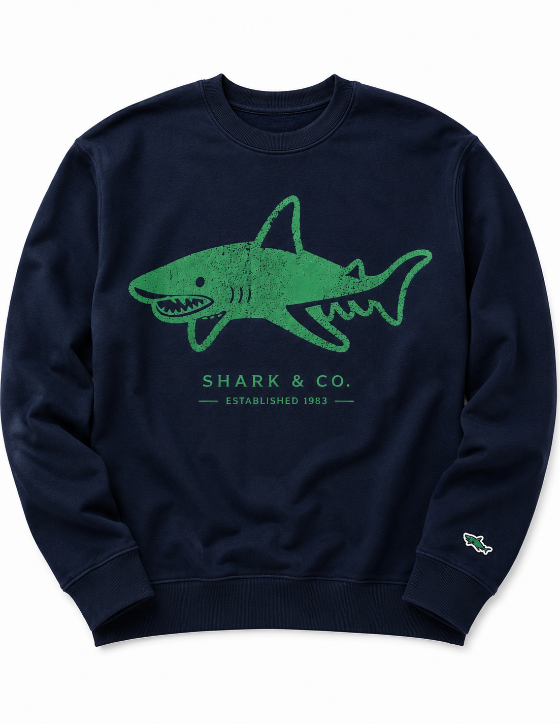 Shark & Co. Heritage Shark Crewneck