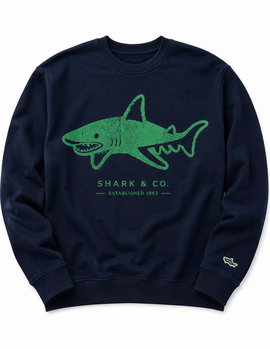 Shark & Co. Heritage Shark Crewneck