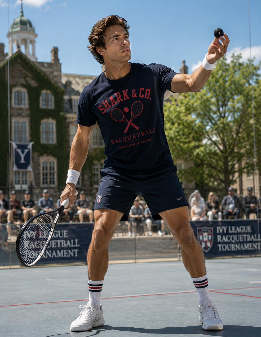 Shark & Co. Heritage Racquetball Tee