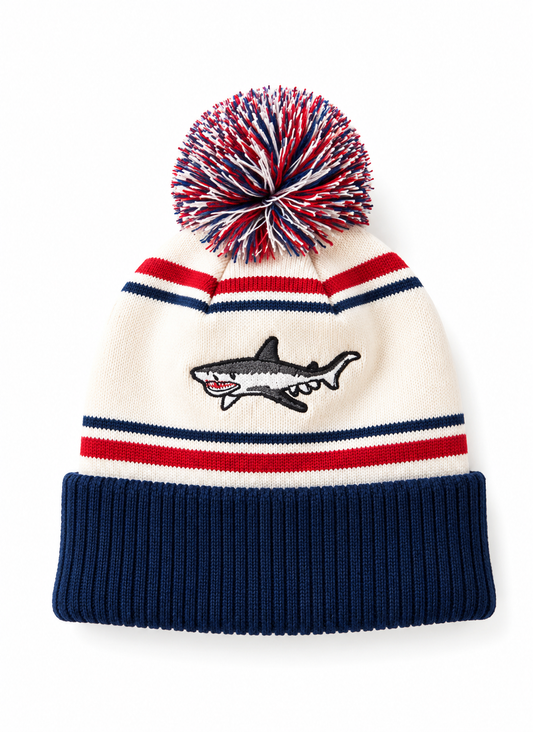 Shark & Co. Heritage Pom Beanie