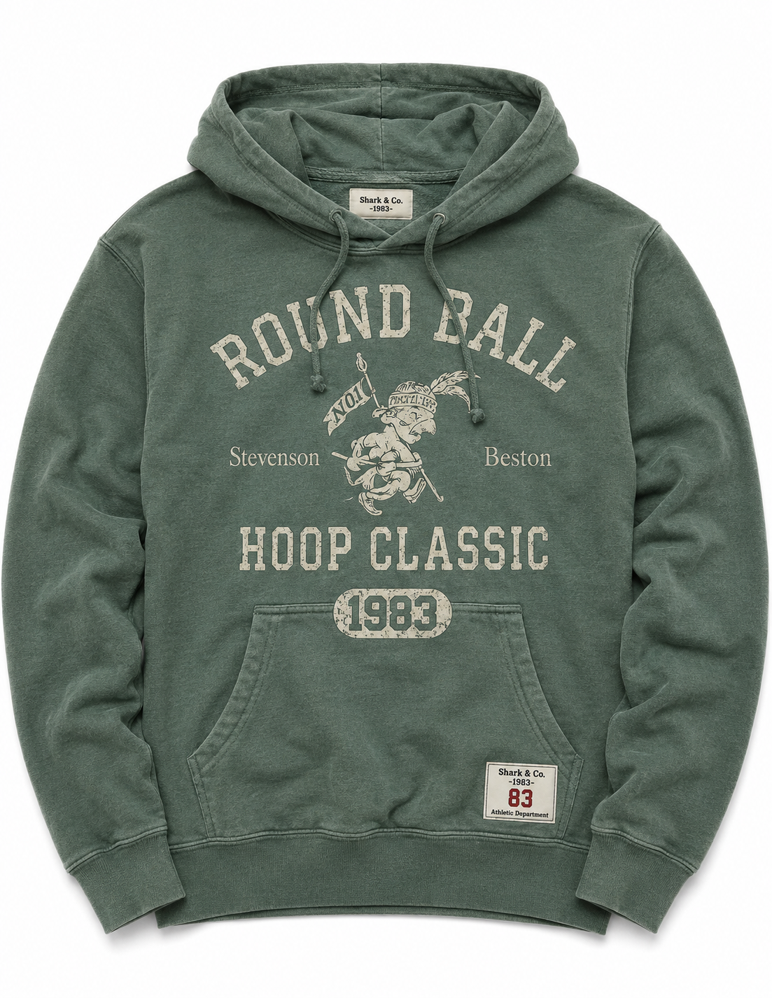 Round Ball Classic Sage Men’s Hoodie