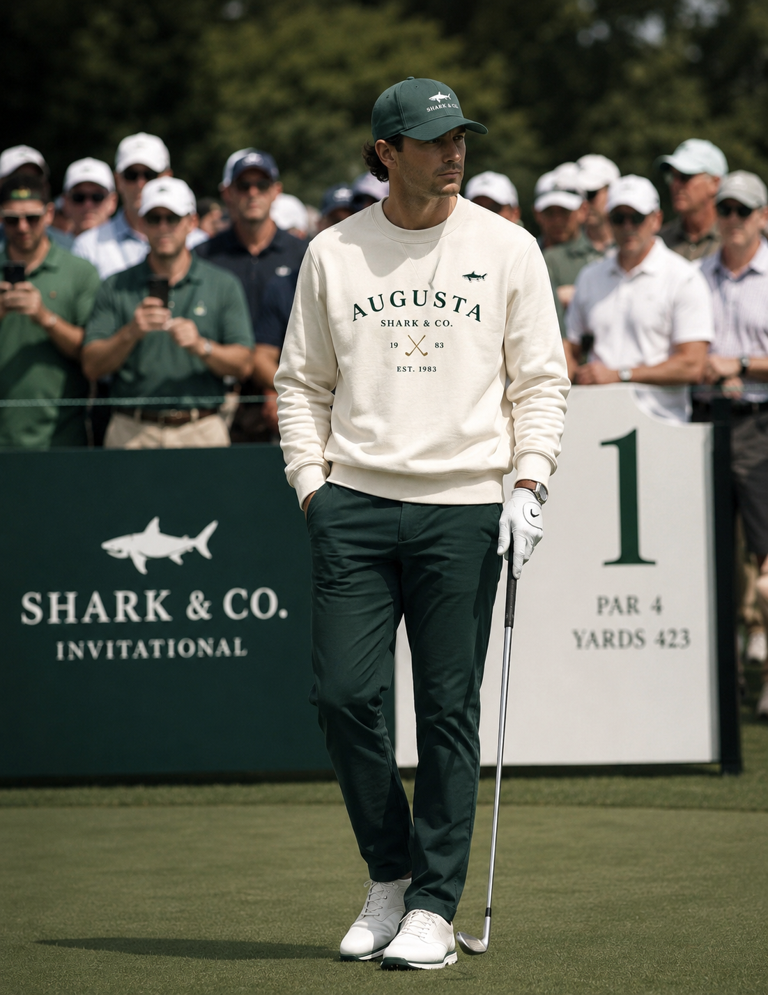 Shark & Co. Augusta Invitational Crewneck