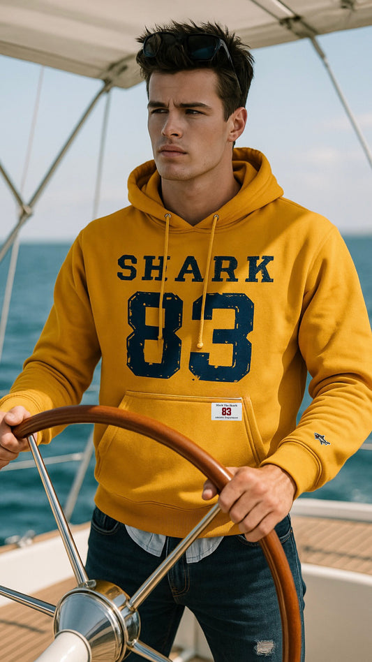Shark '83 Gold Hoodie