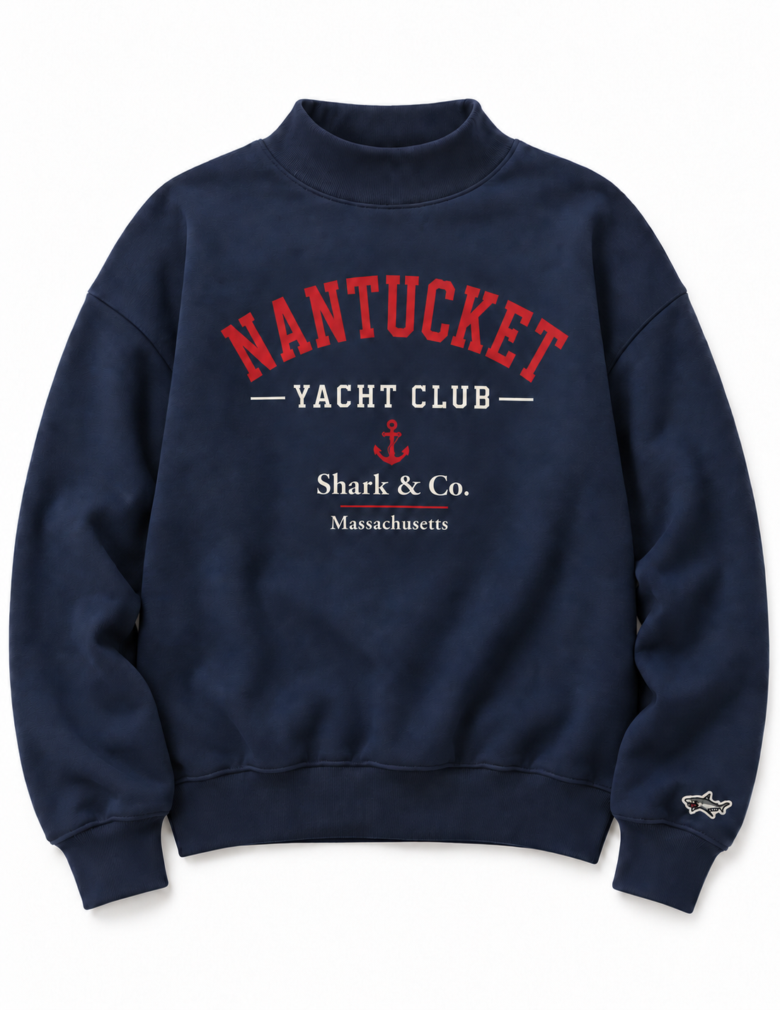 Shark & Co. Women’s Nantucket Yacht Club Mock Neck