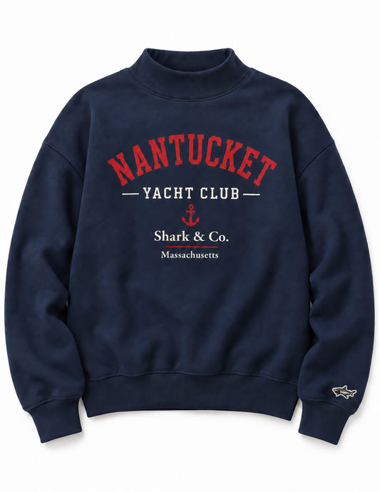 Shark & Co. Women’s Nantucket Yacht Club Mock Neck