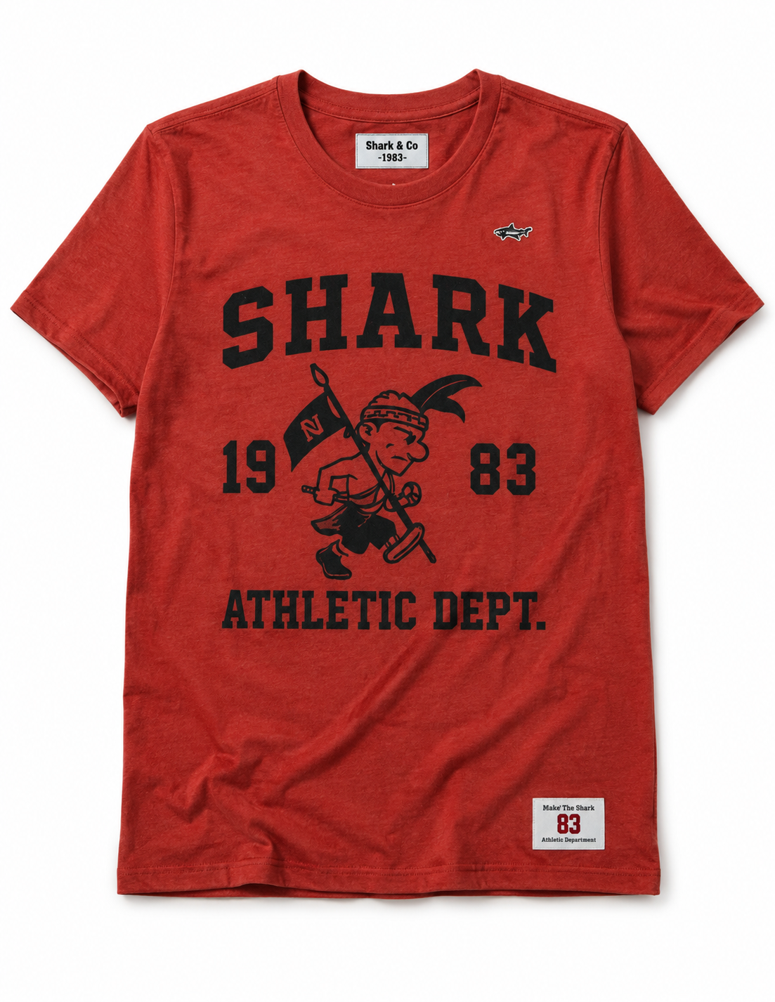 Shark Red Athletic Dept. Tee