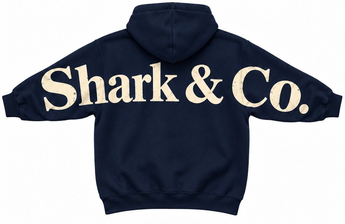 Shark & Co. Heritage Signature Hoodie - Navy