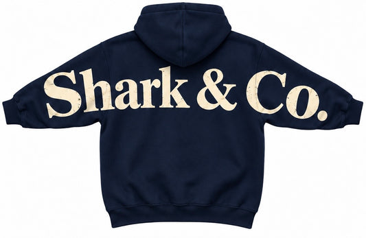Shark & Co. Heritage Signature Hoodie - Navy