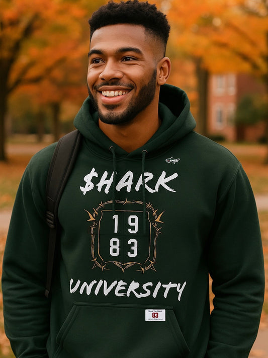 Shark University Forest Green