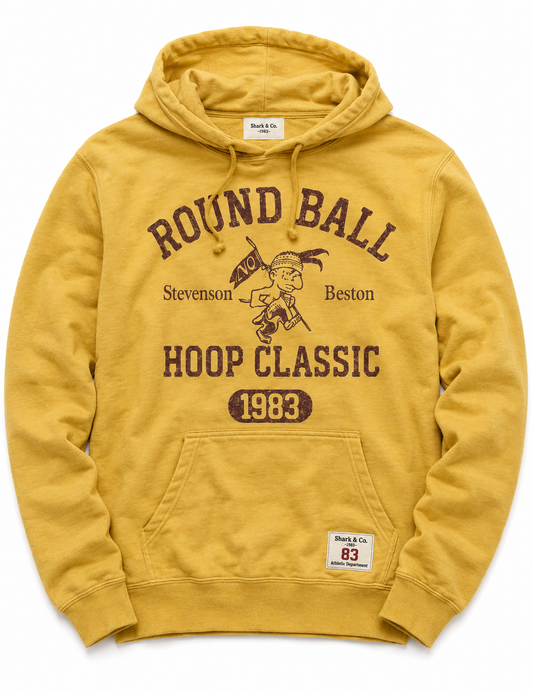 Round Ball Classic Yellow Men’s Hoodie