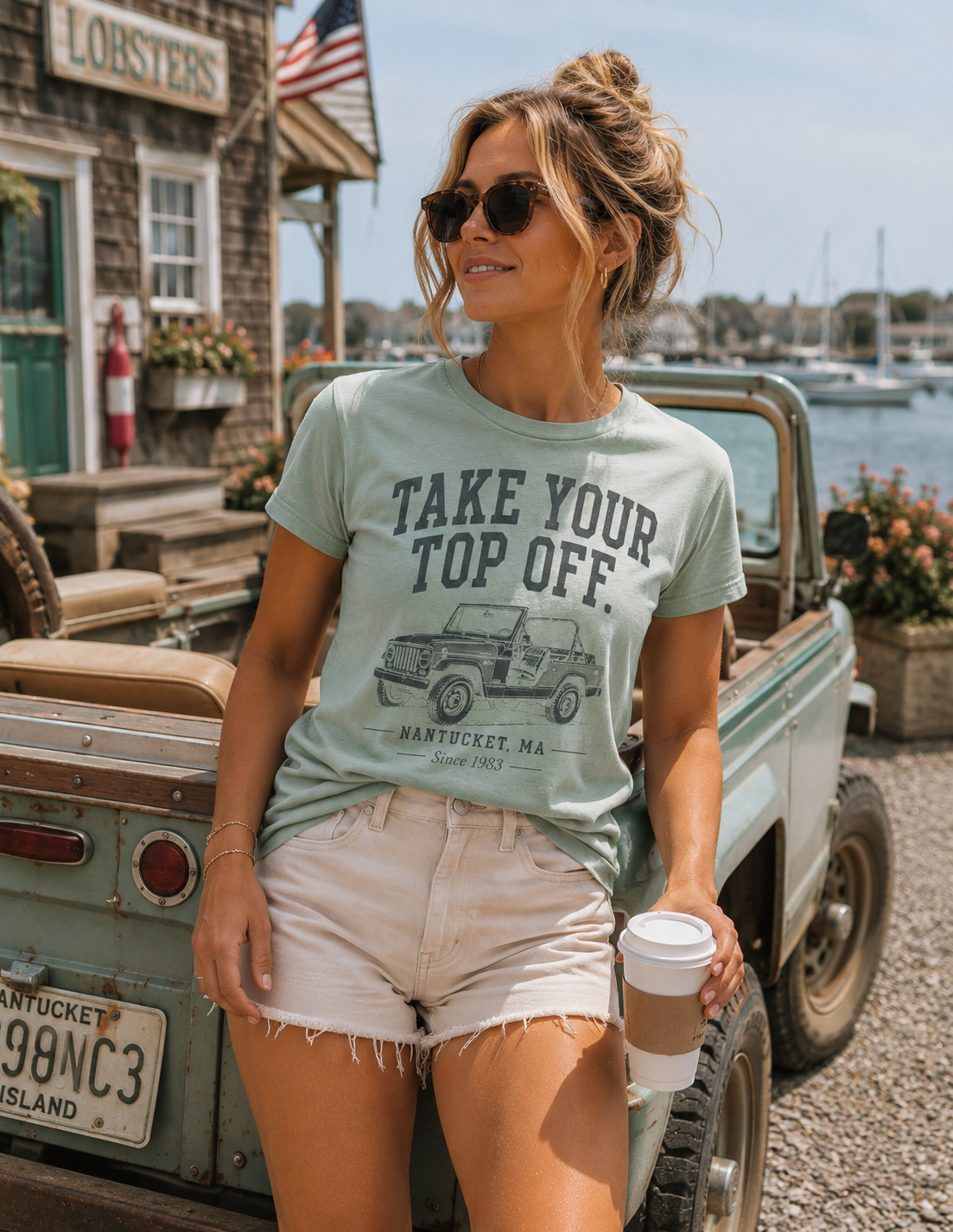 Shark & Co. Take Your Top Off Tee