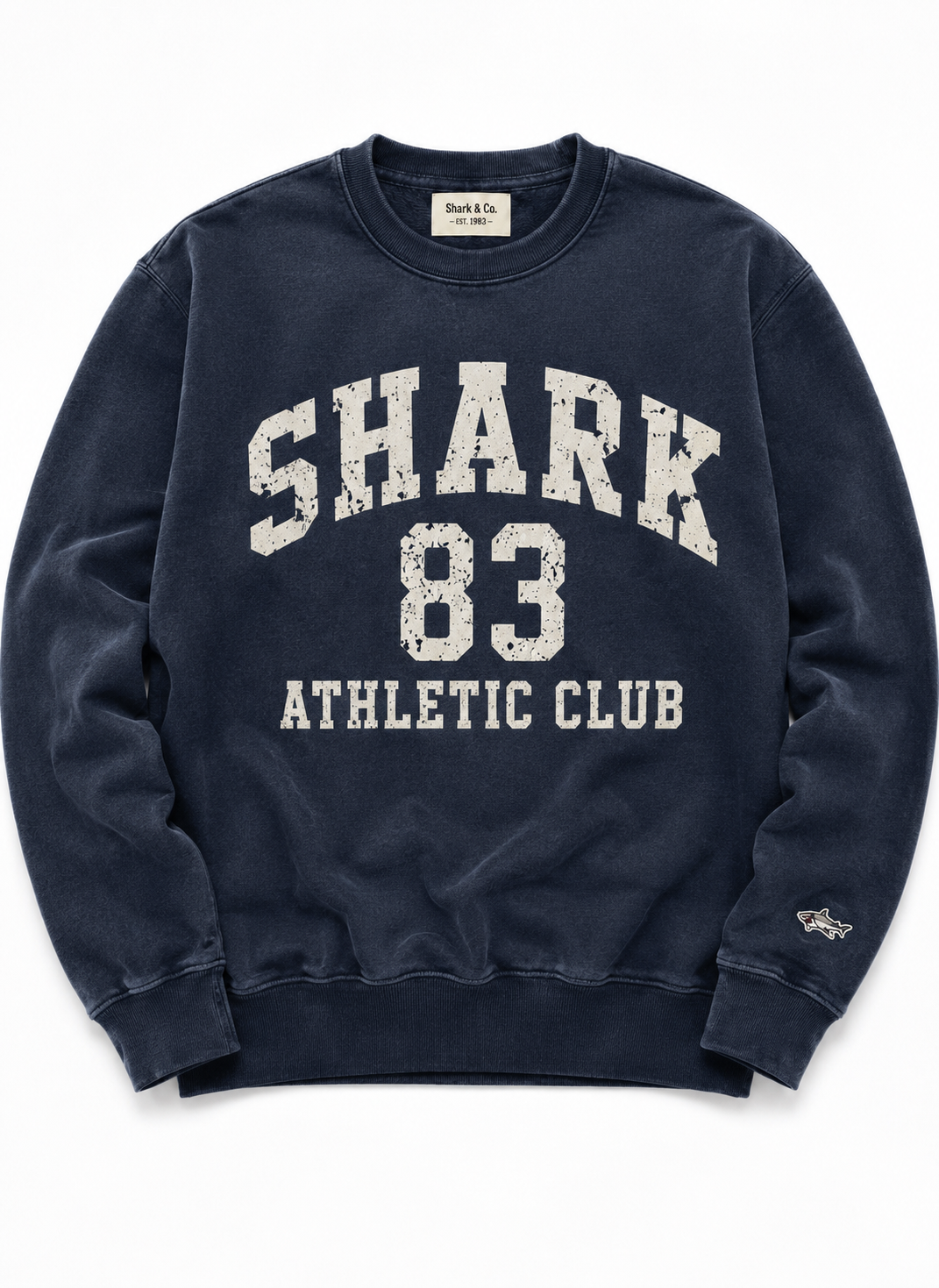 Shark ’83 Athletic Club Crewneck