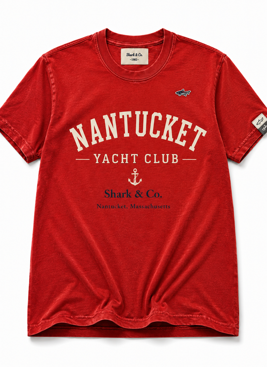 Shark & Co. Nantucket Yacht Club Tee