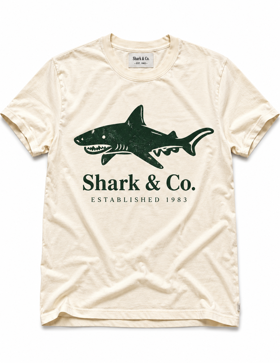 Shark & Co. Heritage Shark Tee