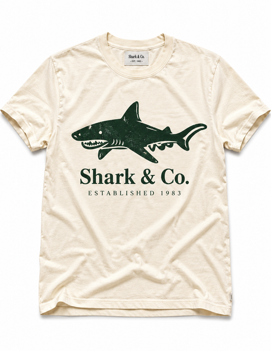 Shark & Co. Heritage Shark Tee