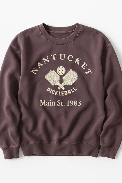 Youth Girls Nantucket Pickleball Crewneck