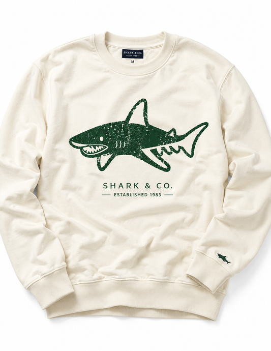 Shark & Co. Heritage Shark Crewneck