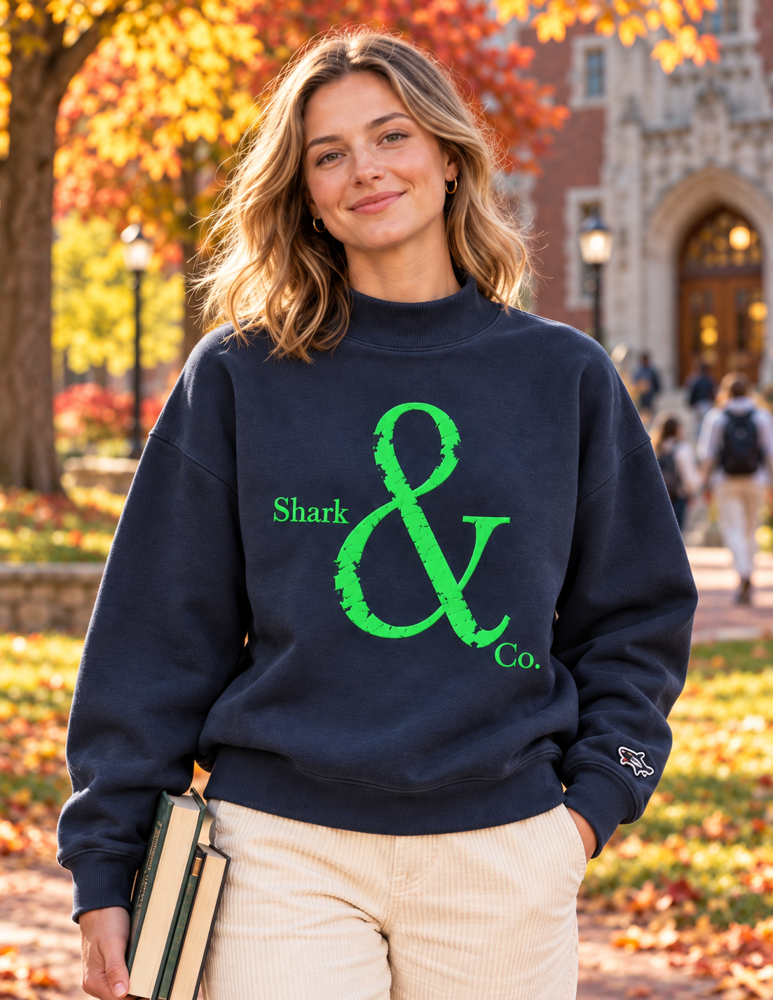 Shark & Co. Women’s Signature Ampersand Mock Neck