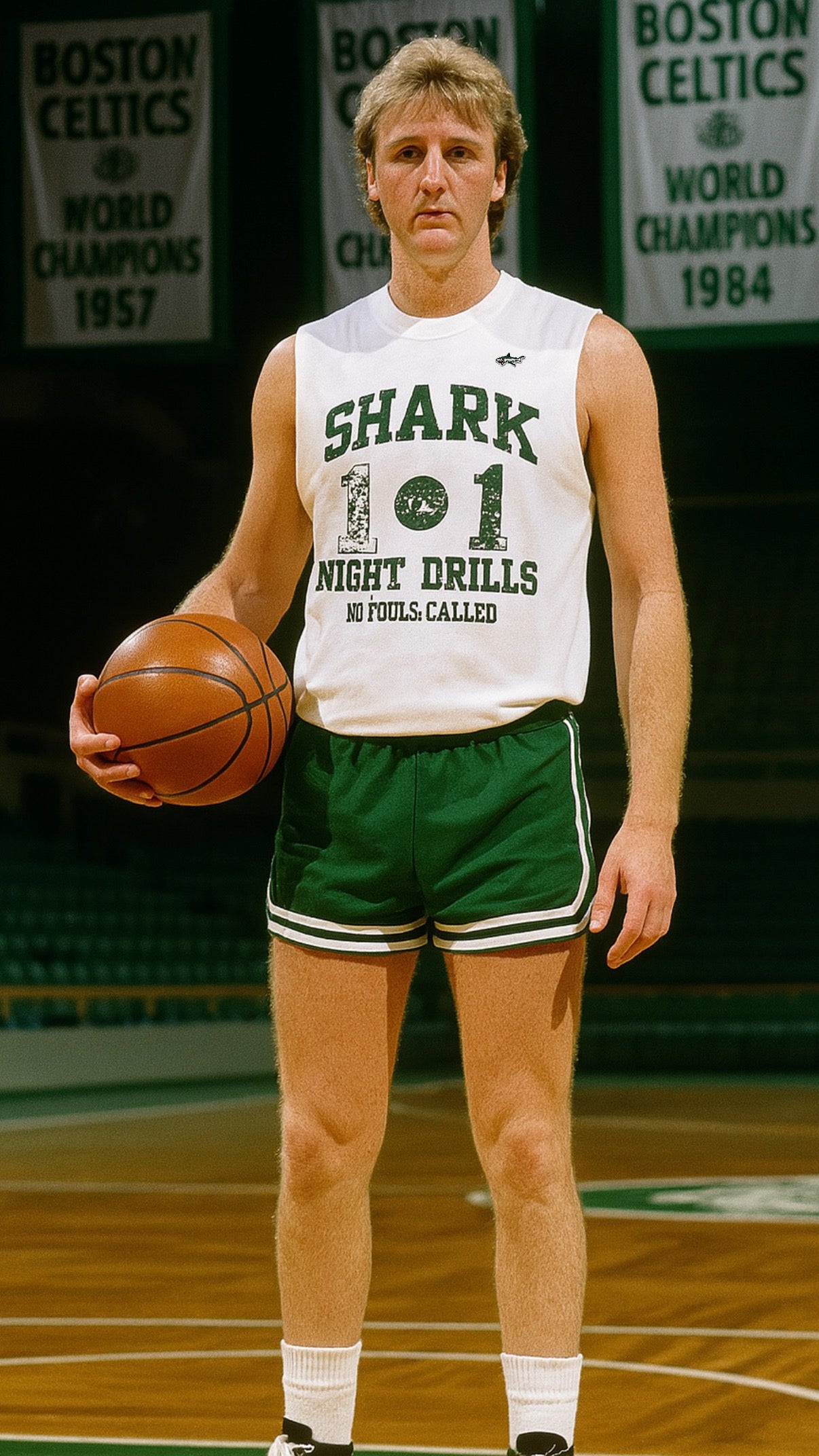 Shark Night Drills Yellow Cut Off