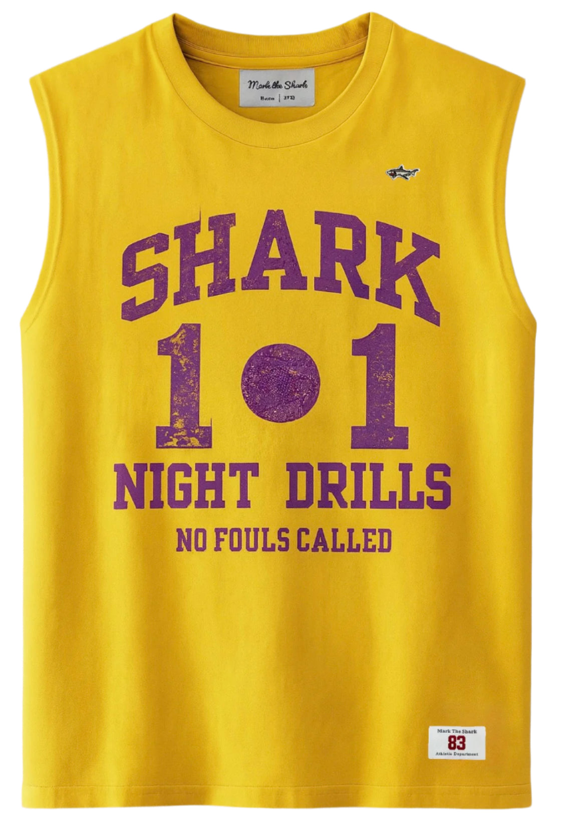 Shark Night Drills Yellow Cut Off