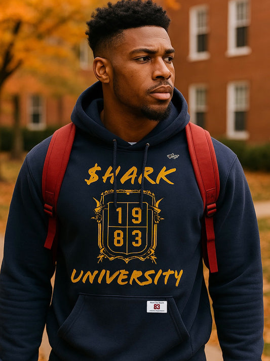 Shark University Navy