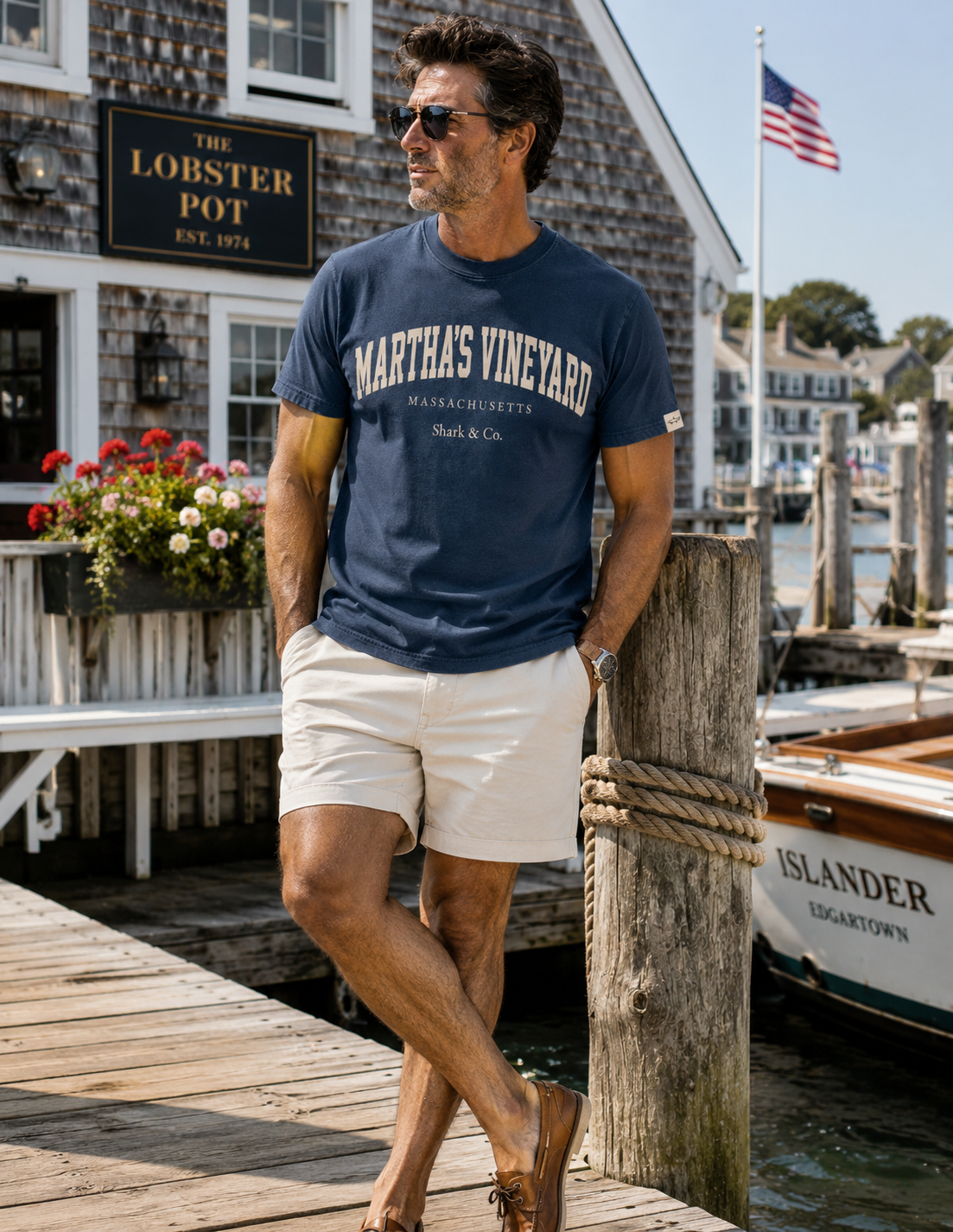 Shark & Co. Martha’s Vineyard Heritage Tee