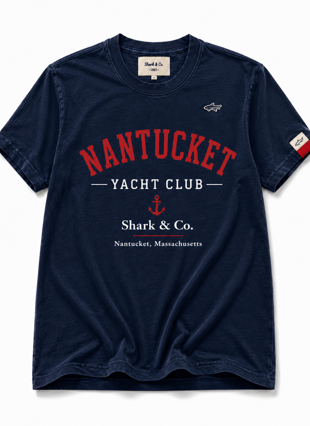Shark & Co. Nantucket Yacht Club Tee