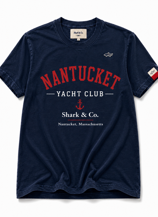 Shark & Co. Nantucket Yacht Club Tee