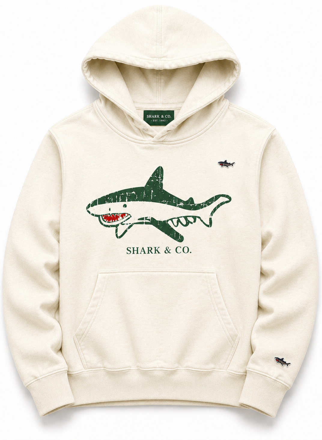 Shark & Co. Heritage Ivory Hoodie