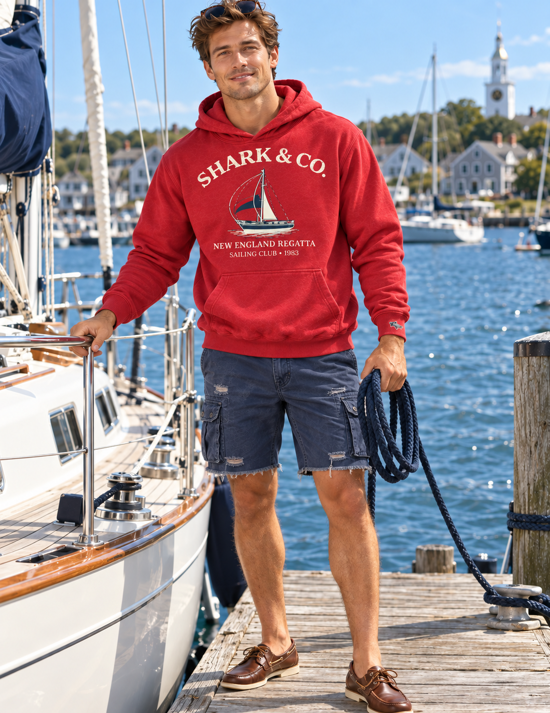Shark & Co. New England Regatta Hoodie