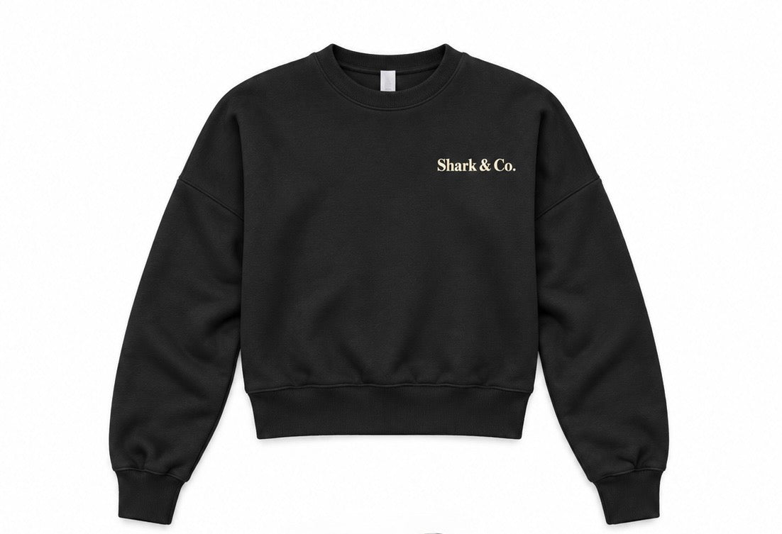 Shark & Co. Women’s Signature Cropped Crewneck