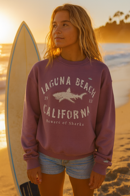 Youth Girls Laguna Beach Crewneck