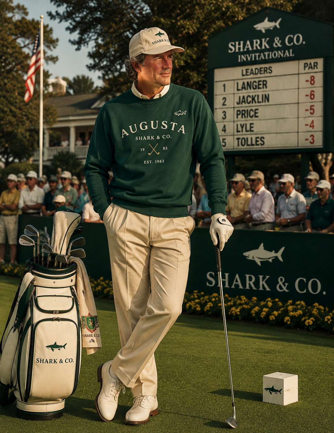 Shark & Co. Augusta Invitational Crewneck