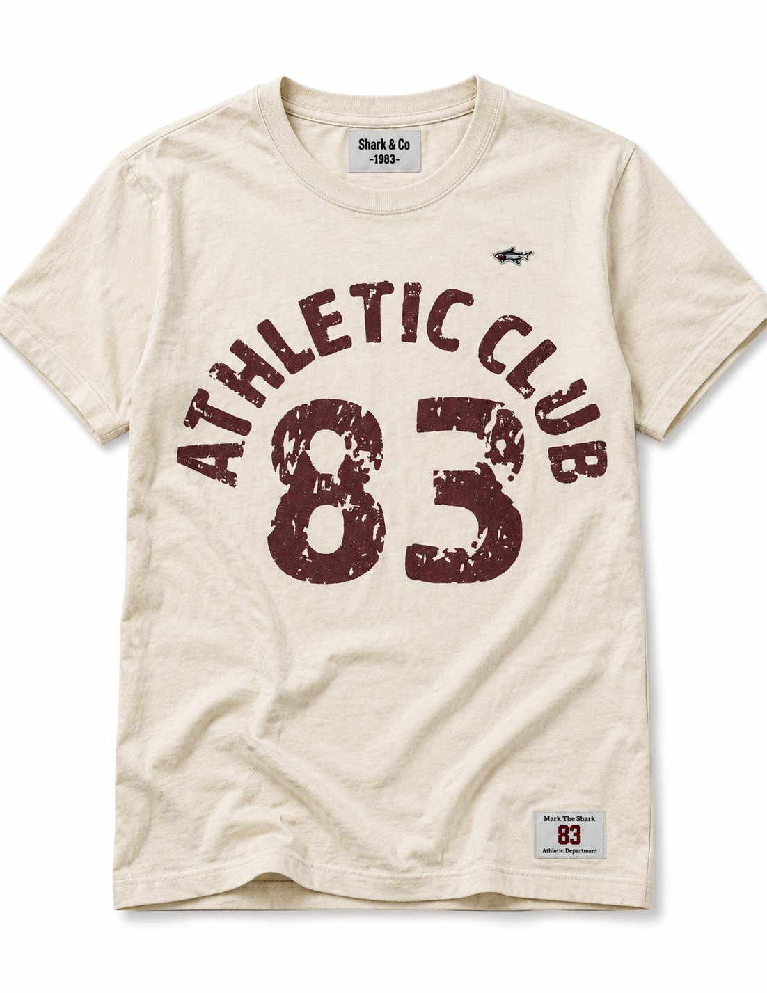 Athletic Club Navy Tee
