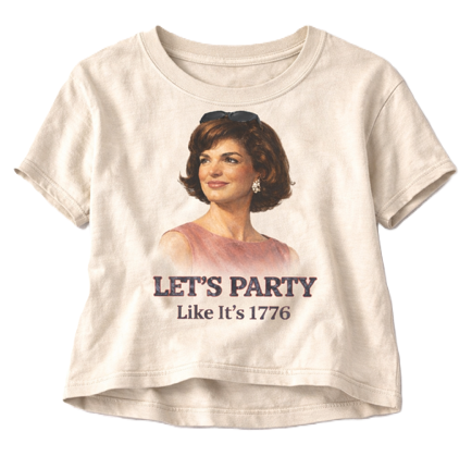 Jackie O Let's Party Like 1776 Crop Top