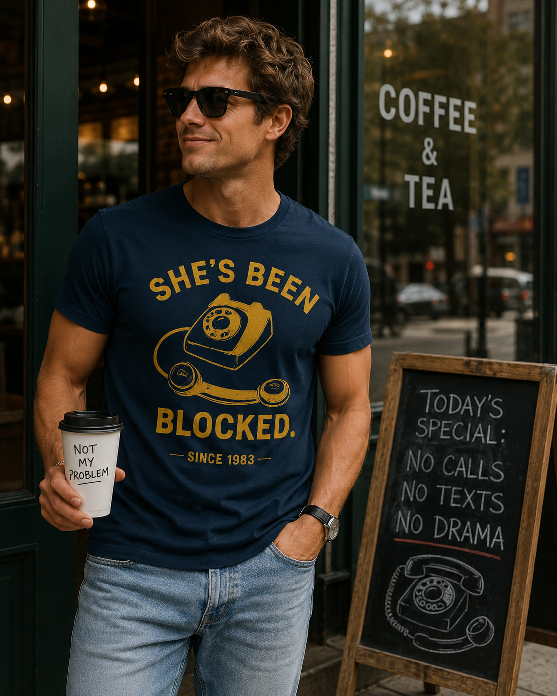 She’s been blocked Tee
