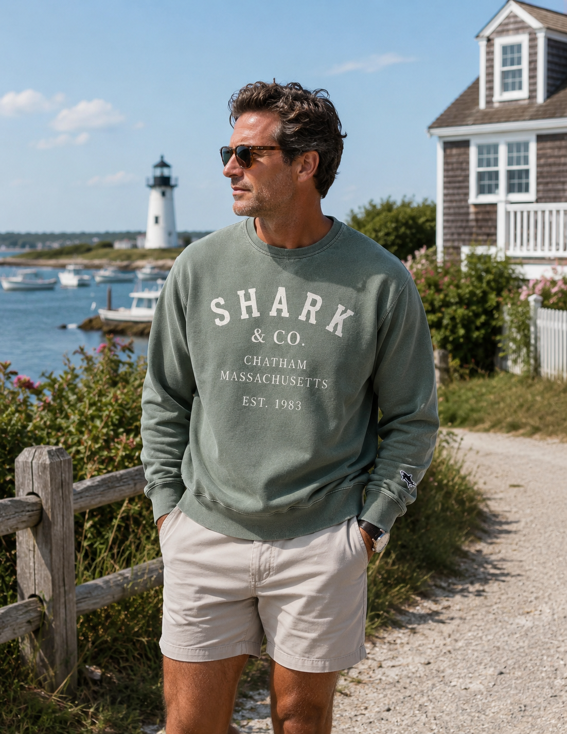 Shark & Co.  Chatham Crewneck