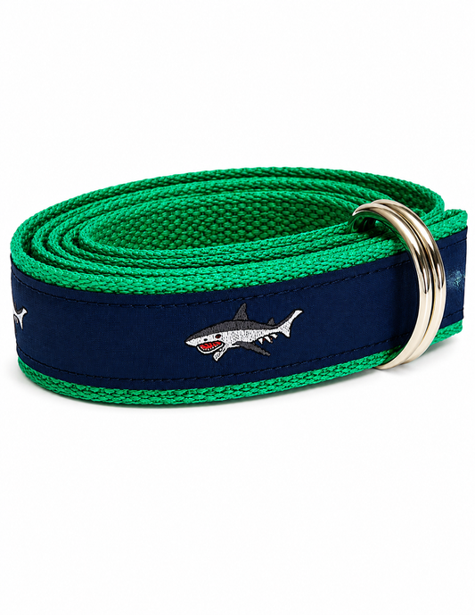 Shark & Co. Heritage Belt – Harbor Green