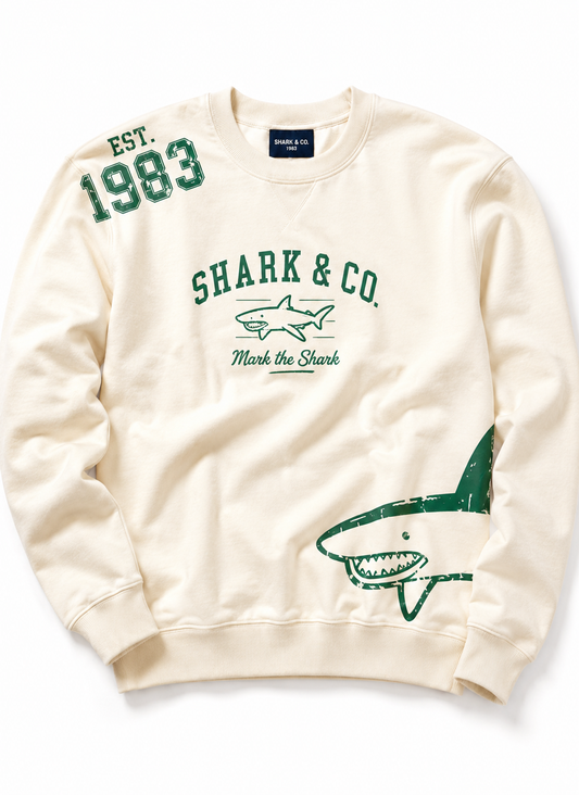 Half Shark 1983 Crewneck