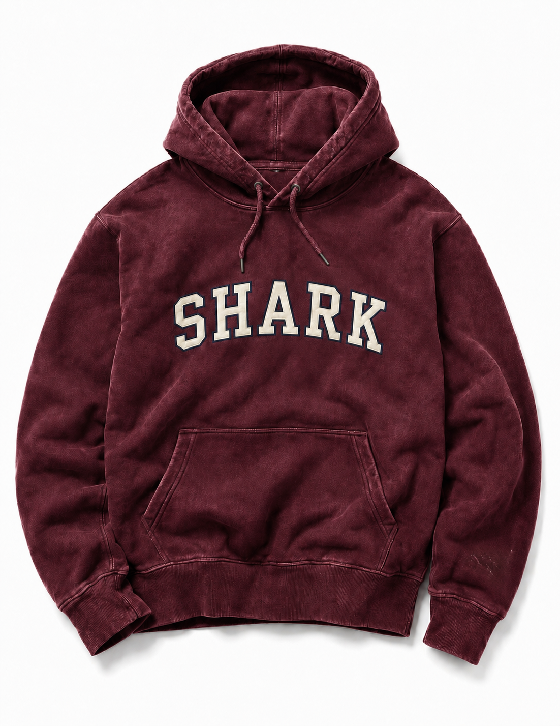 Shark Maroon Hoodie