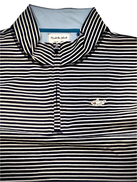 Stripe Shark Half Zip Pullover