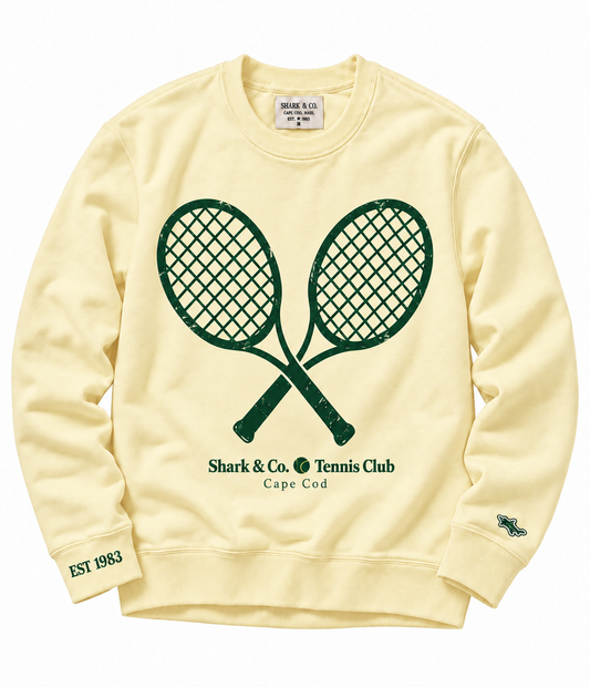 Shark & Co. Tennis Club Crewneck