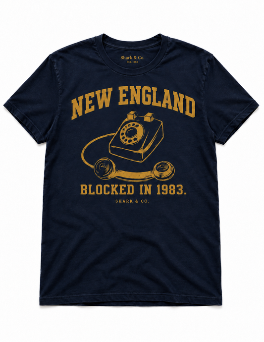New England “Blocked in 1983” Graphic Tee