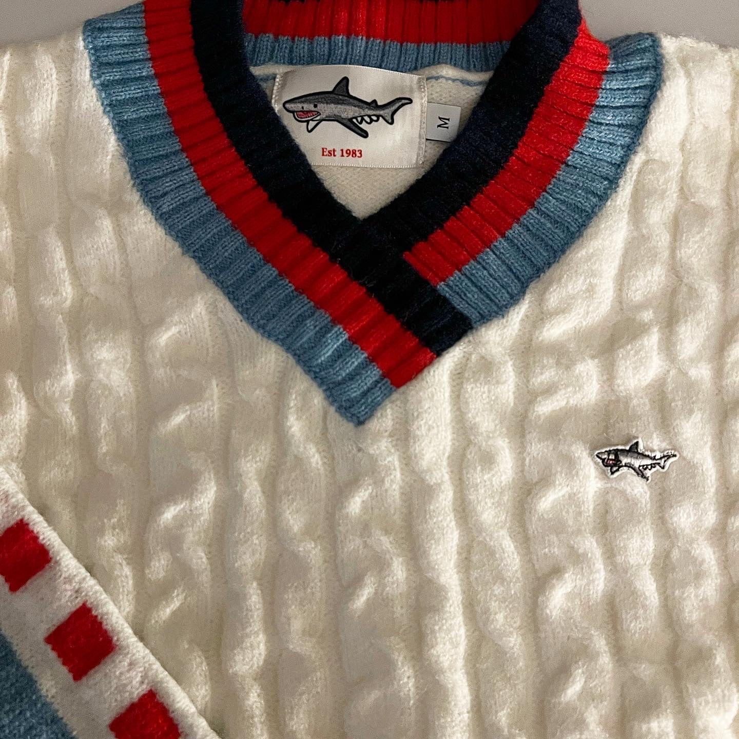 Limited Edition - Women’s Loose V-Neck Knit Shark Sweater