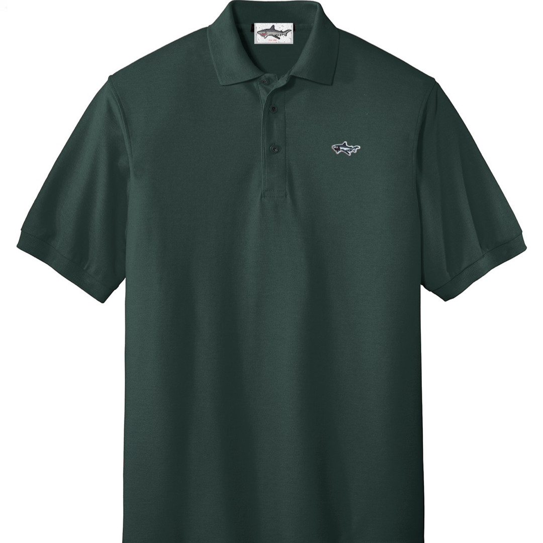 Forest Green Shark Polo